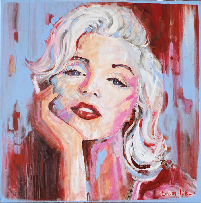 marilyn monroe acryl malerei kunst seminar salzburg